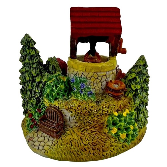 VTG Liberty Falls Red‎ Rudder Antiques Wishing Well Americana Collection 1996 - Picture 5 of 12